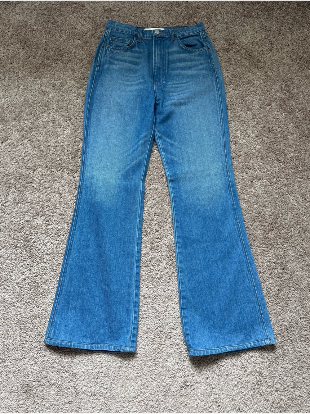 Reformation High Rise Bootcut Straight Leg Jeans 28 Cowboy Western Flare Denim